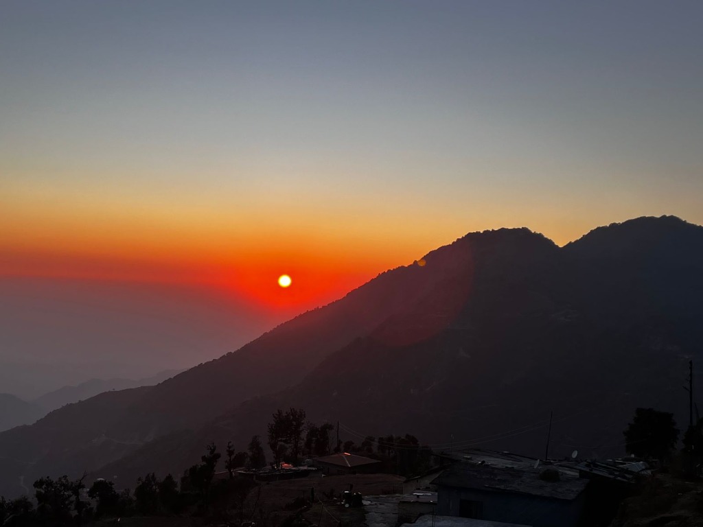 Himalayan Sunset Panorama