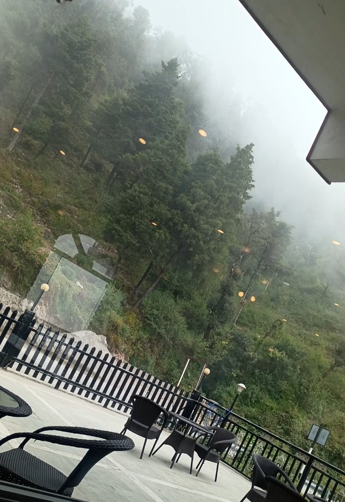 Misty Forest Terrace Deck