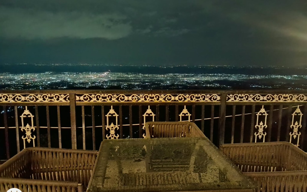 Night Valley City Lights